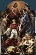 JORDAENS, Jacob St Charles Cares for the Plague Victims of Milan Sweden oil painting artist